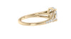 Oval Solitaire Split Diamond Band Engagement Ring