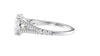 Oval Solitaire Split Diamond Band Engagement Ring