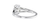 Oval Solitaire Split Diamond Band Engagement Ring