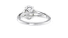 Oval Solitaire Split Diamond Band Engagement Ring