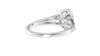 Oval Solitaire Split Diamond Band Engagement Ring
