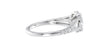 Oval Solitaire Split Diamond Band Engagement Ring