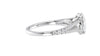 Oval Solitaire Split Diamond Band Engagement Ring