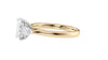 Emerald & Pear Cut Trilogy Diamond Engagement Ring