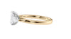 Emerald & Pear Cut Trilogy Diamond Engagement Ring