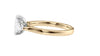 Emerald & Pear Cut Trilogy Diamond Engagement Ring