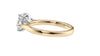 Emerald & Pear Cut Trilogy Diamond Engagement Ring