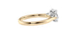Emerald & Pear Cut Trilogy Diamond Engagement Ring