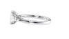 Emerald & Pear Cut Trilogy Diamond Engagement Ring