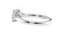 Emerald & Pear Cut Trilogy Diamond Engagement Ring