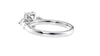 Emerald & Pear Cut Trilogy Diamond Engagement Ring