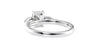 Emerald & Pear Cut Trilogy Diamond Engagement Ring