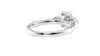 Emerald & Pear Cut Trilogy Diamond Engagement Ring