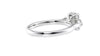 Emerald & Pear Cut Trilogy Diamond Engagement Ring