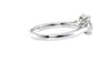 Emerald & Pear Cut Trilogy Diamond Engagement Ring