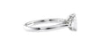 Emerald & Pear Cut Trilogy Diamond Engagement Ring