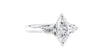 Marquise & Pear Cut 3 Stone Diamond Engagement Ring