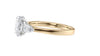 Oval & Pear Cut 3 Stone Diamond Engagement Ring