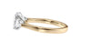 Oval & Pear Cut 3 Stone Diamond Engagement Ring