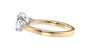 Oval & Pear Cut 3 Stone Diamond Engagement Ring