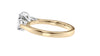 Oval & Pear Cut 3 Stone Diamond Engagement Ring