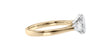 Oval & Pear Cut 3 Stone Diamond Engagement Ring