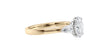 Oval & Pear Cut 3 Stone Diamond Engagement Ring