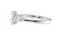 Oval & Pear Cut 3 Stone Diamond Engagement Ring
