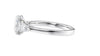 Oval & Pear Cut 3 Stone Diamond Engagement Ring