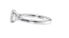 Oval & Pear Cut 3 Stone Diamond Engagement Ring