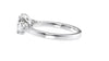 Oval & Pear Cut 3 Stone Diamond Engagement Ring