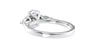 Oval & Pear Cut 3 Stone Diamond Engagement Ring