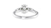 Oval & Pear Cut 3 Stone Diamond Engagement Ring