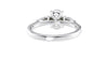 Oval & Pear Cut 3 Stone Diamond Engagement Ring