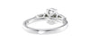 Oval & Pear Cut 3 Stone Diamond Engagement Ring