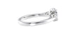 Oval & Pear Cut 3 Stone Diamond Engagement Ring