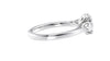 Oval & Pear Cut 3 Stone Diamond Engagement Ring