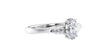 Oval & Pear Cut 3 Stone Diamond Engagement Ring