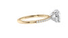 Round Solitaire Diamond Band Engagement Ring