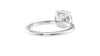 Round Solitaire Diamond Band Engagement Ring