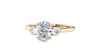 Oval Classic 3 Stone Diamond Engagement Ring