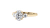 Oval Classic 3 Stone Diamond Engagement Ring
