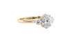 Oval Classic 3 Stone Diamond Engagement Ring