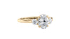 Oval Classic 3 Stone Diamond Engagement Ring