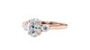 Oval Classic 3 Stone Diamond Engagement Ring