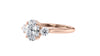 Oval Classic 3 Stone Diamond Engagement Ring