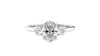 Oval Classic 3 Stone Diamond Engagement Ring