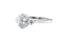 Oval Classic 3 Stone Diamond Engagement Ring