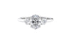 Oval Classic 3 Stone Diamond Engagement Ring