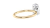 Oval Solitaire Slim Band Diamond Engagement Ring